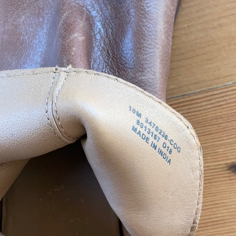 Frye Elyssa Cognac Leather Shooties sz10 - Picture 8 of 10